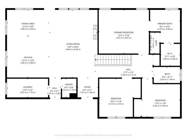 Main Level of property floor plan