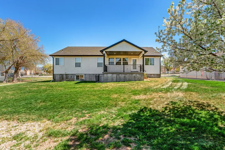Rear view of house
