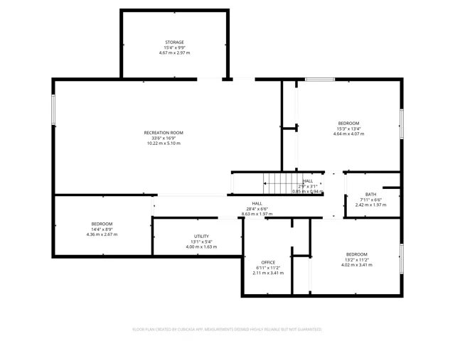 Basement  floor plan / room layout