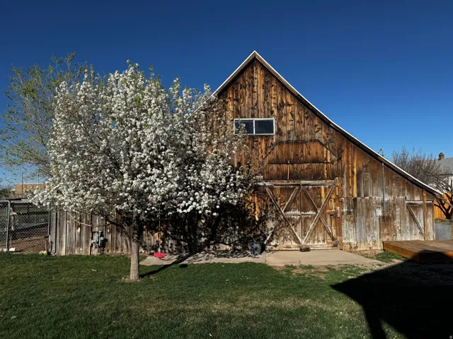 View of barn