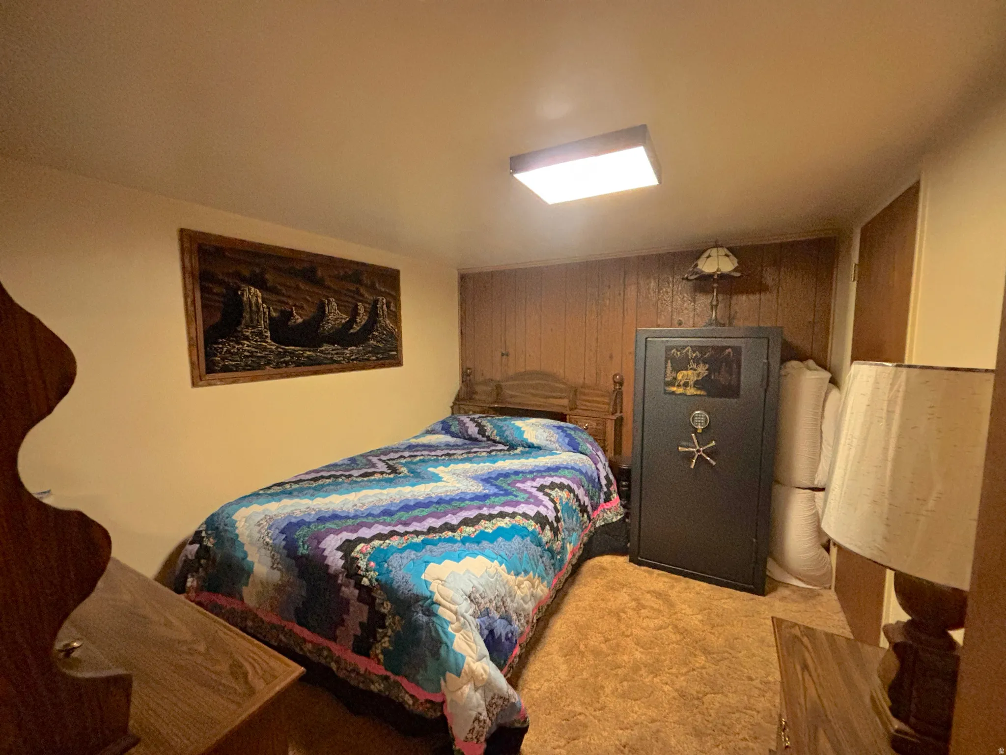 Basement bedroom