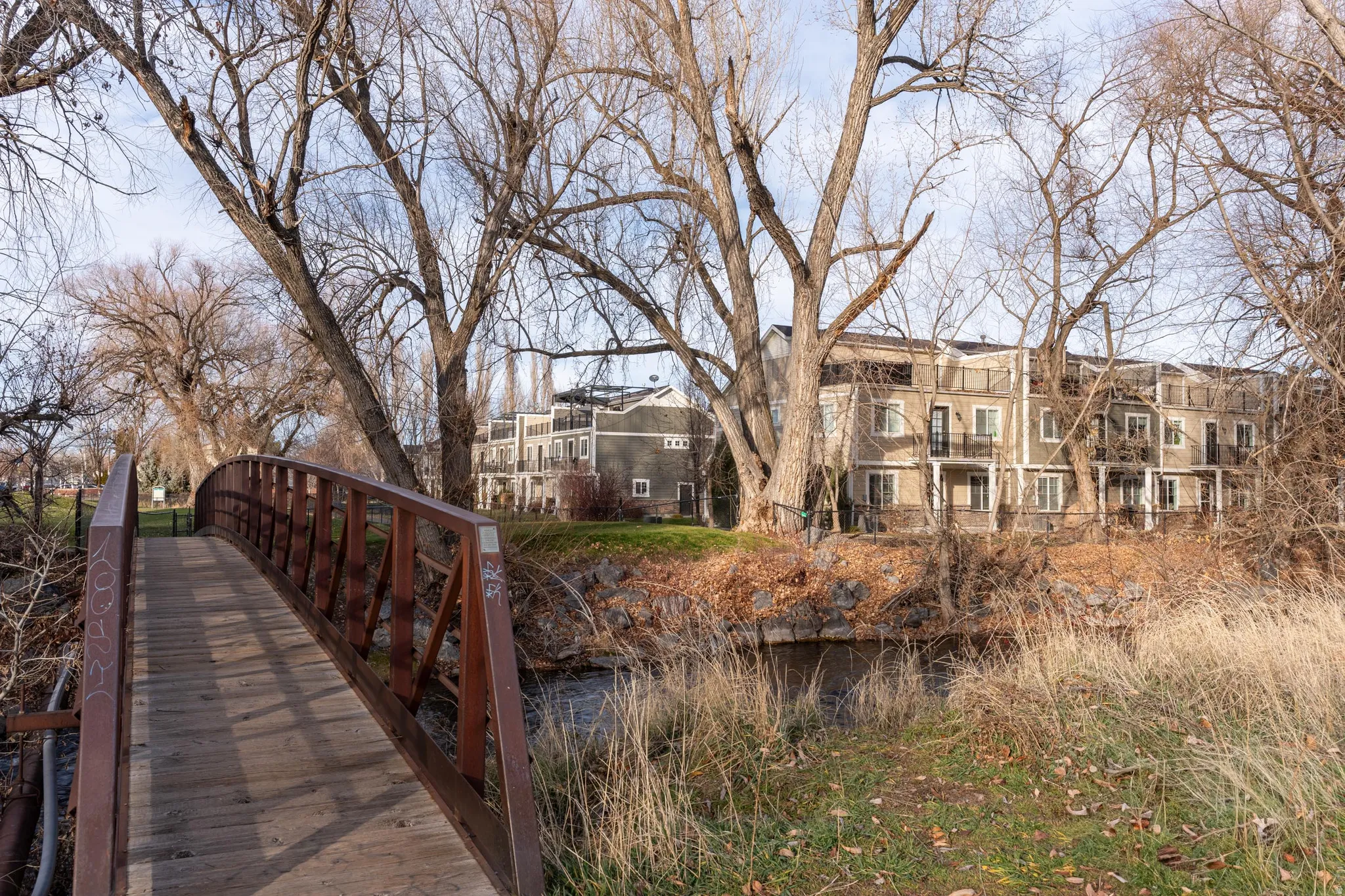 The Logan River runs along one side of the River Crossing Community. allowing residents to enjoy the beauty and sounds of the rushing water. Logan River Gold Course also borders River Crossing Community.