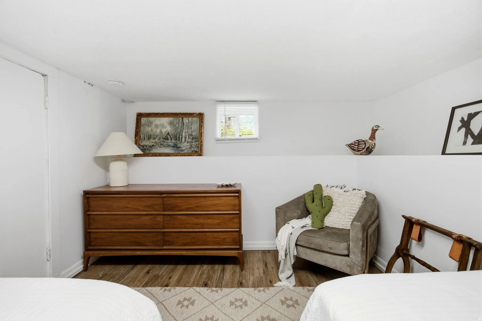 Bedroom featuring wood finished floors