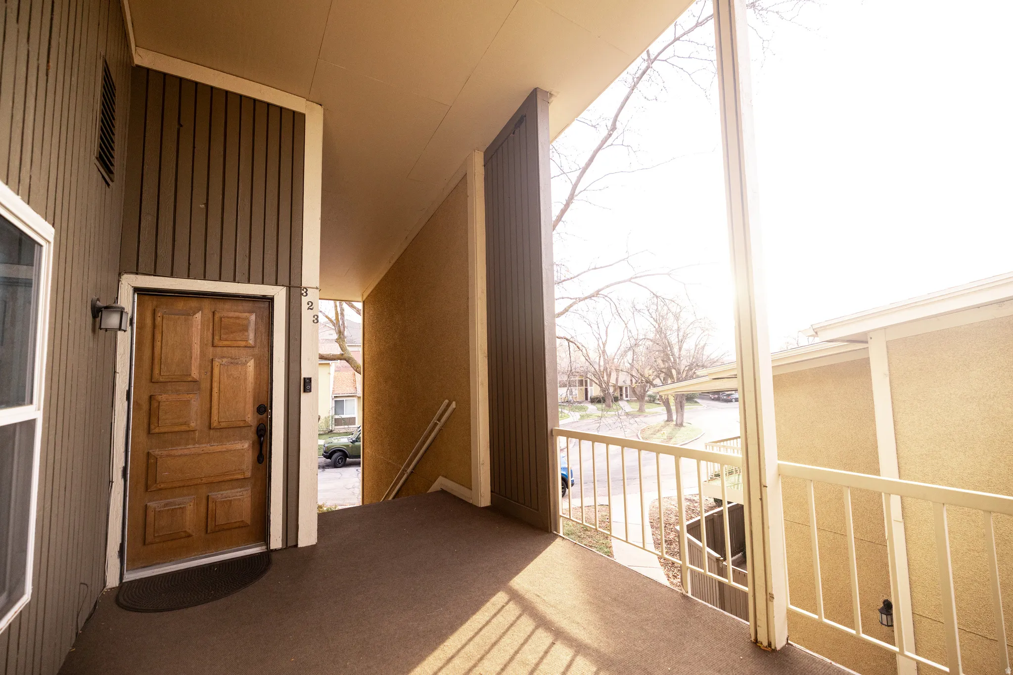 View of exterior entry