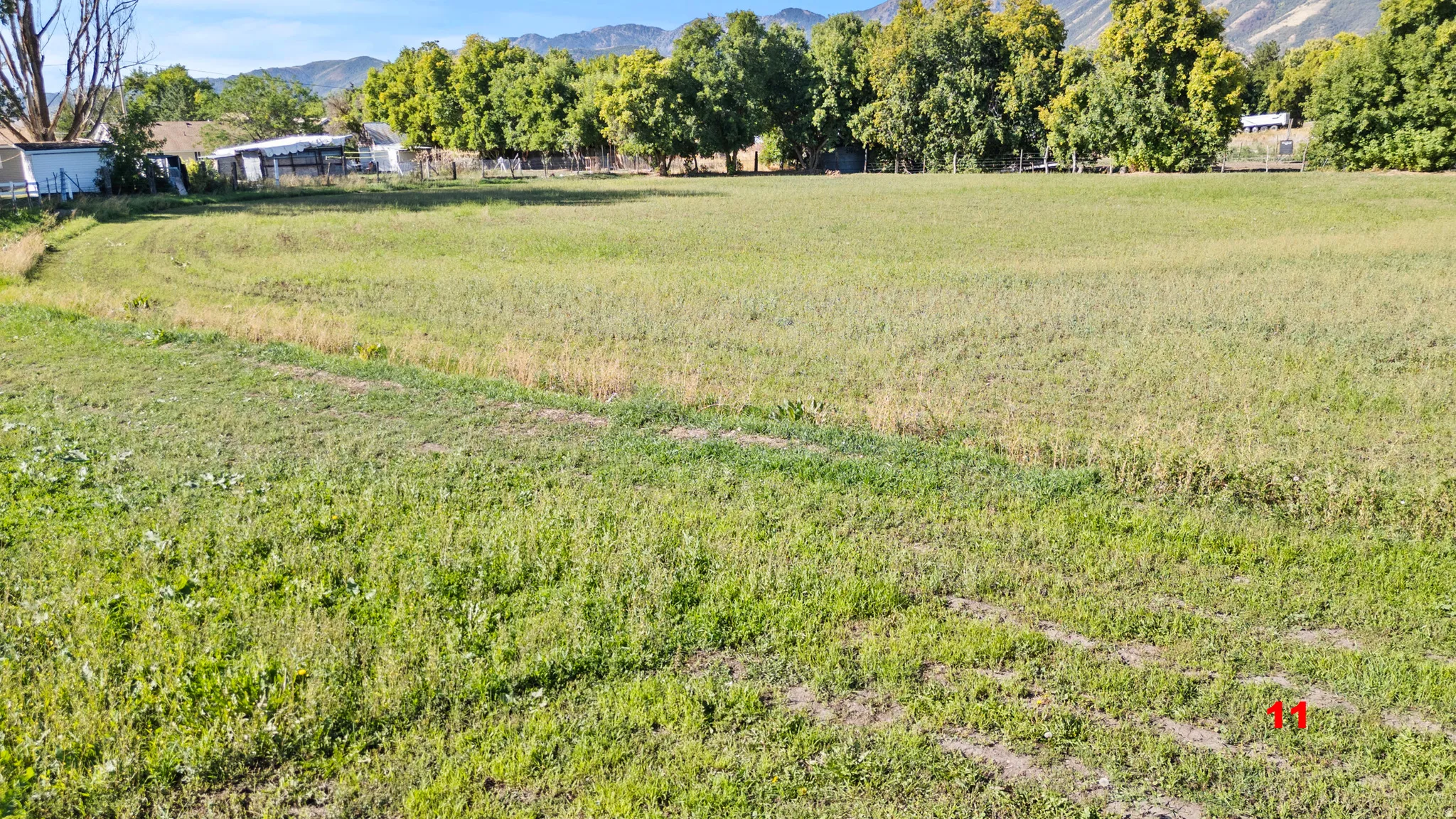 View of yard featuring a rural view and a mountain view
