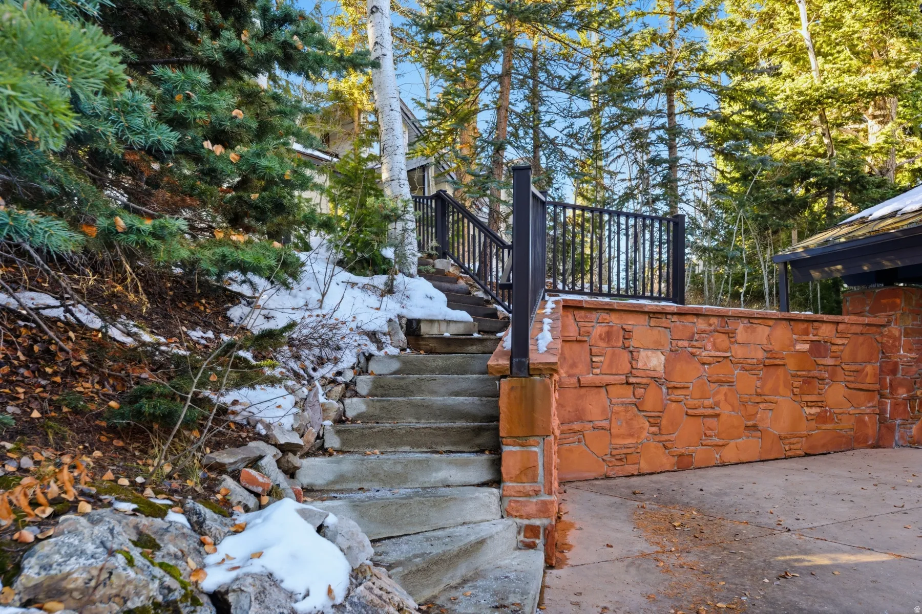 View of stairway