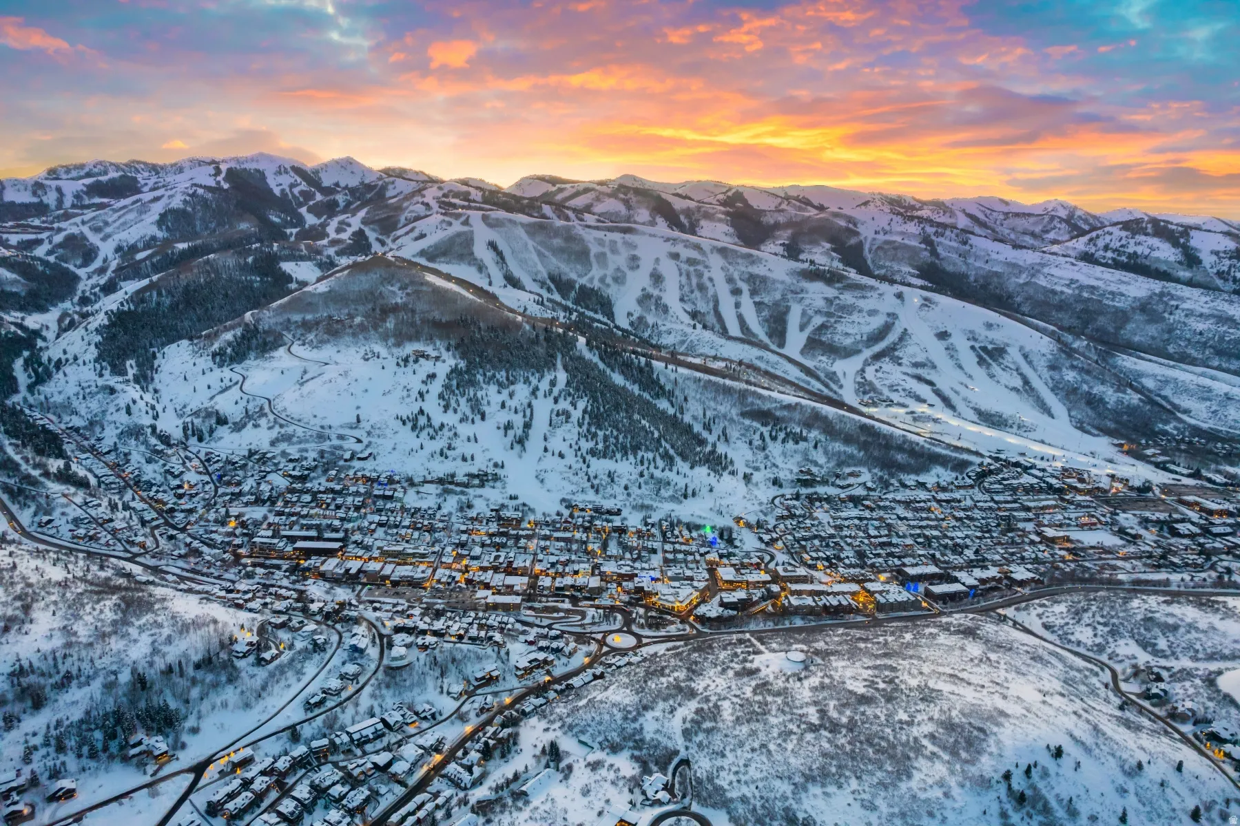View of mountain backdrop