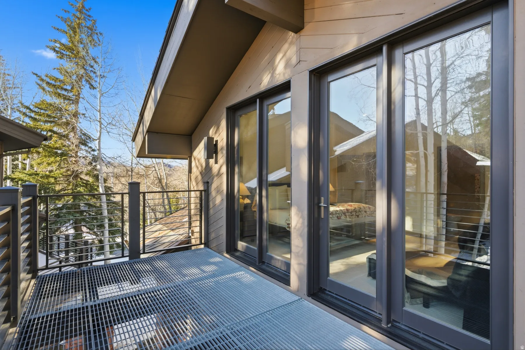 View of deck