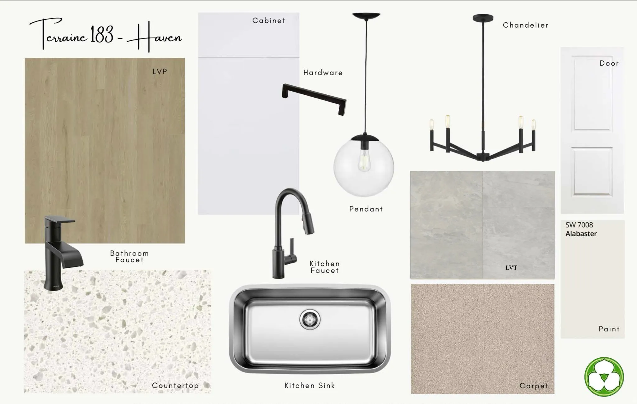 Color Board of the home