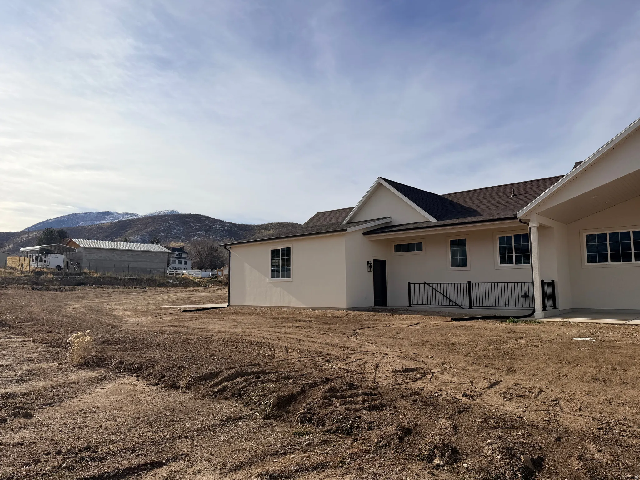 Back of property
