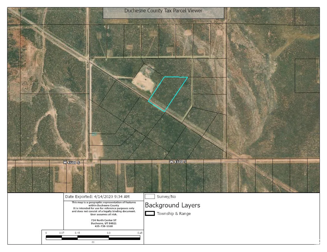 Map of property location with property boundaries highlighted