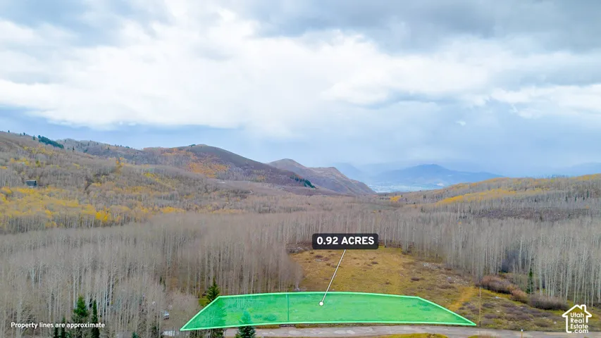 0.92 acre property with surrounding mountain landscape