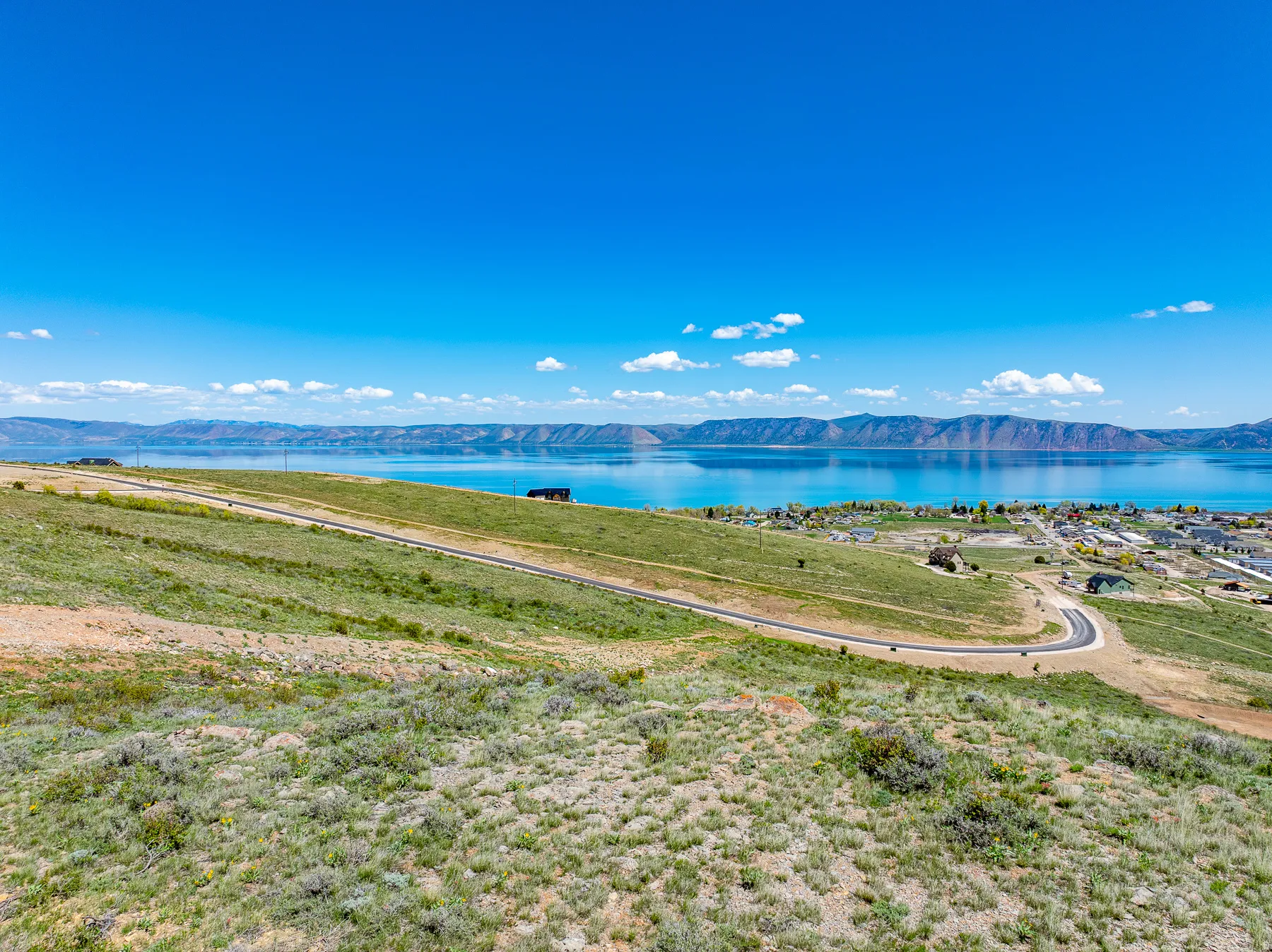 Water view featuring a mountain backdrop