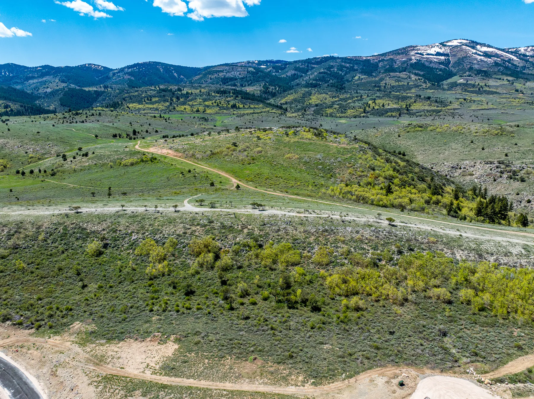 Mountain view featuring rural landscape