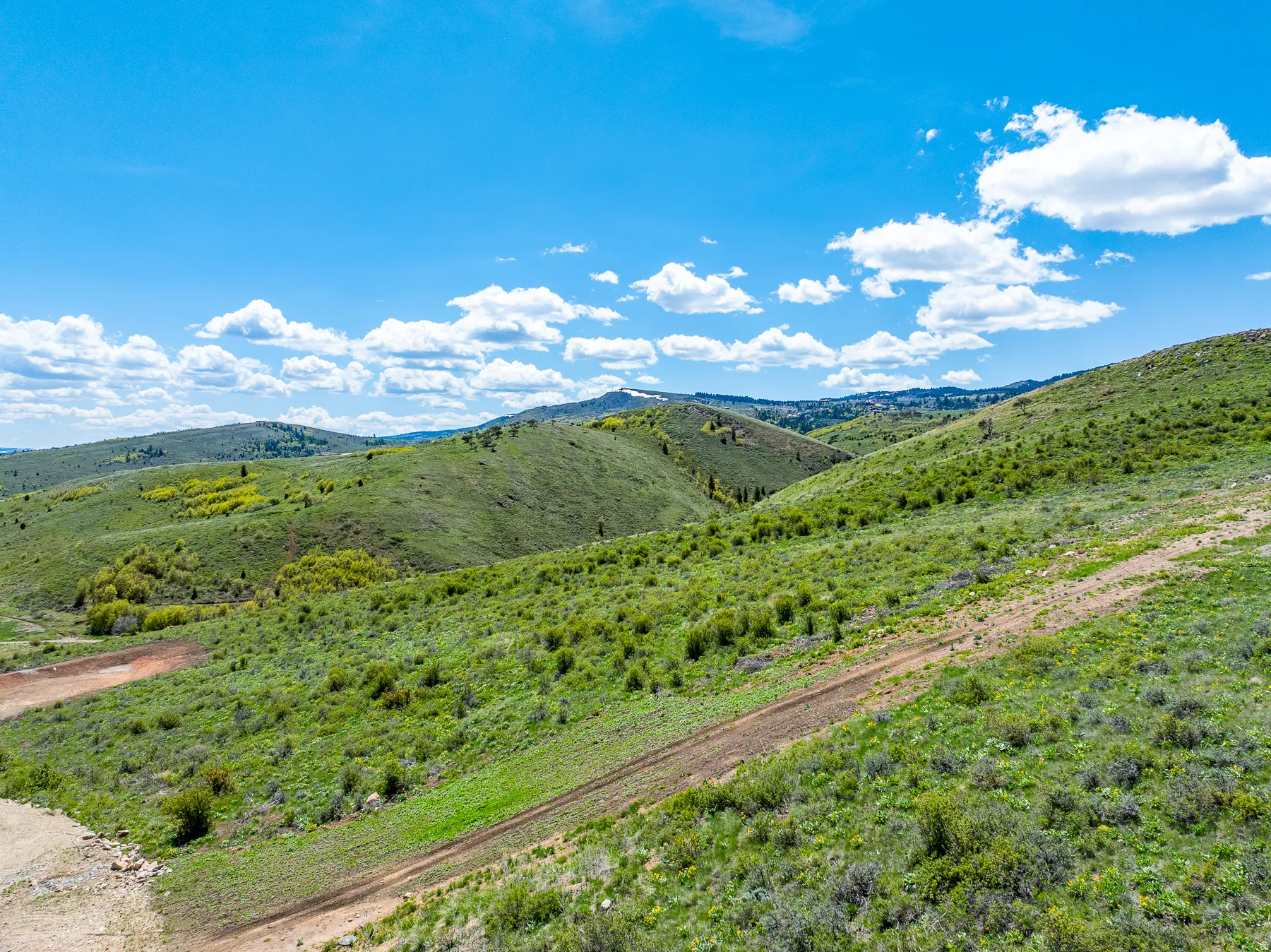 View of mountain background