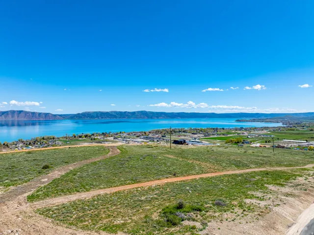 Water view featuring a mountainous background