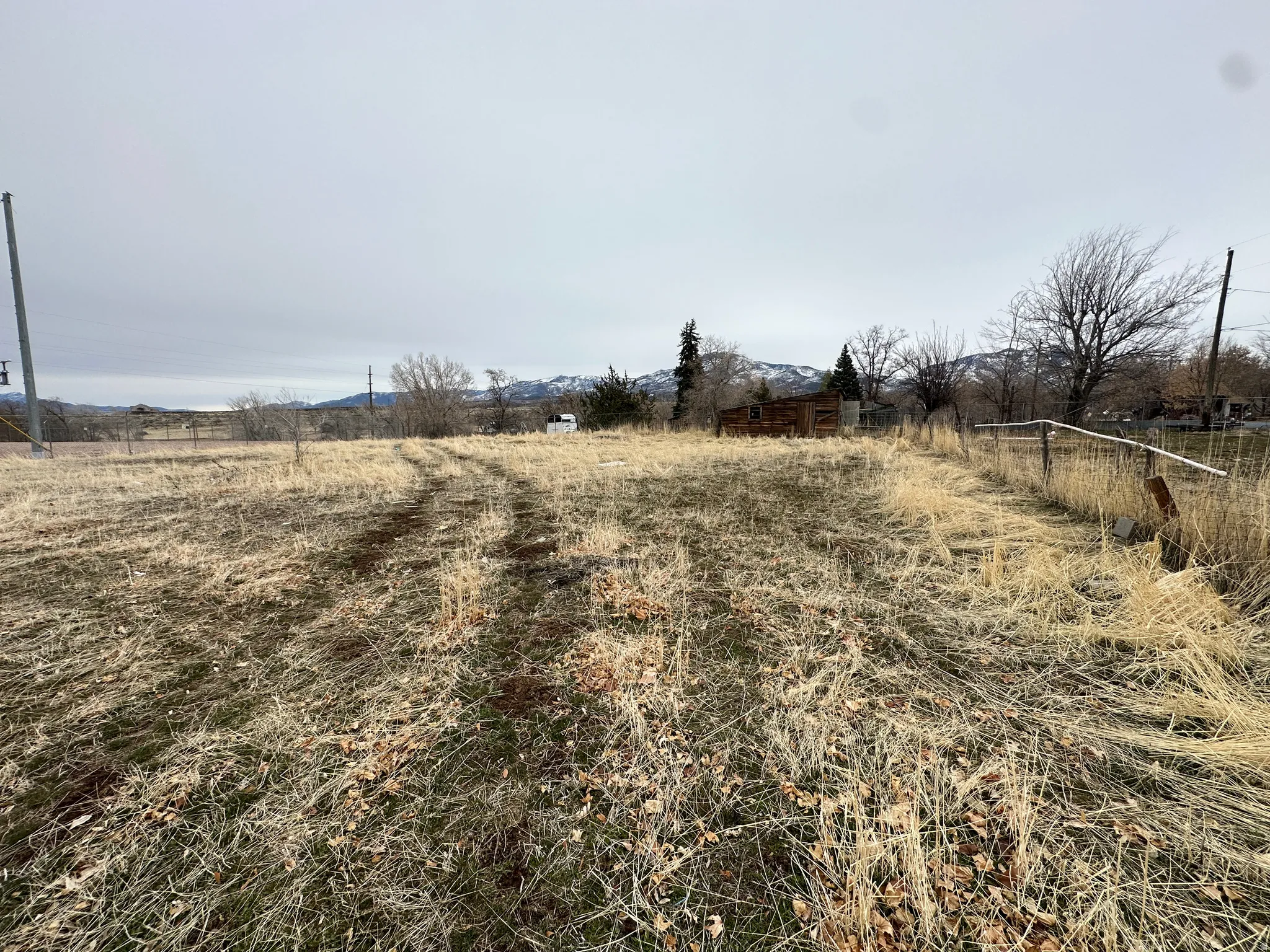 View of yard featuring a view of countryside