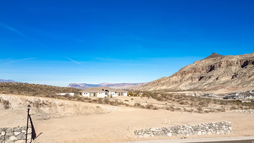 View of mountain background