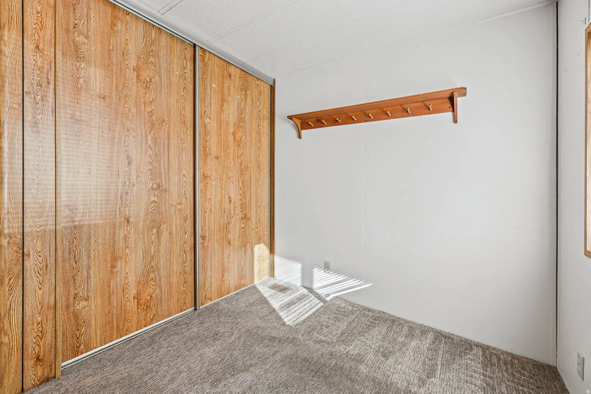 Unfurnished room featuring carpet flooring