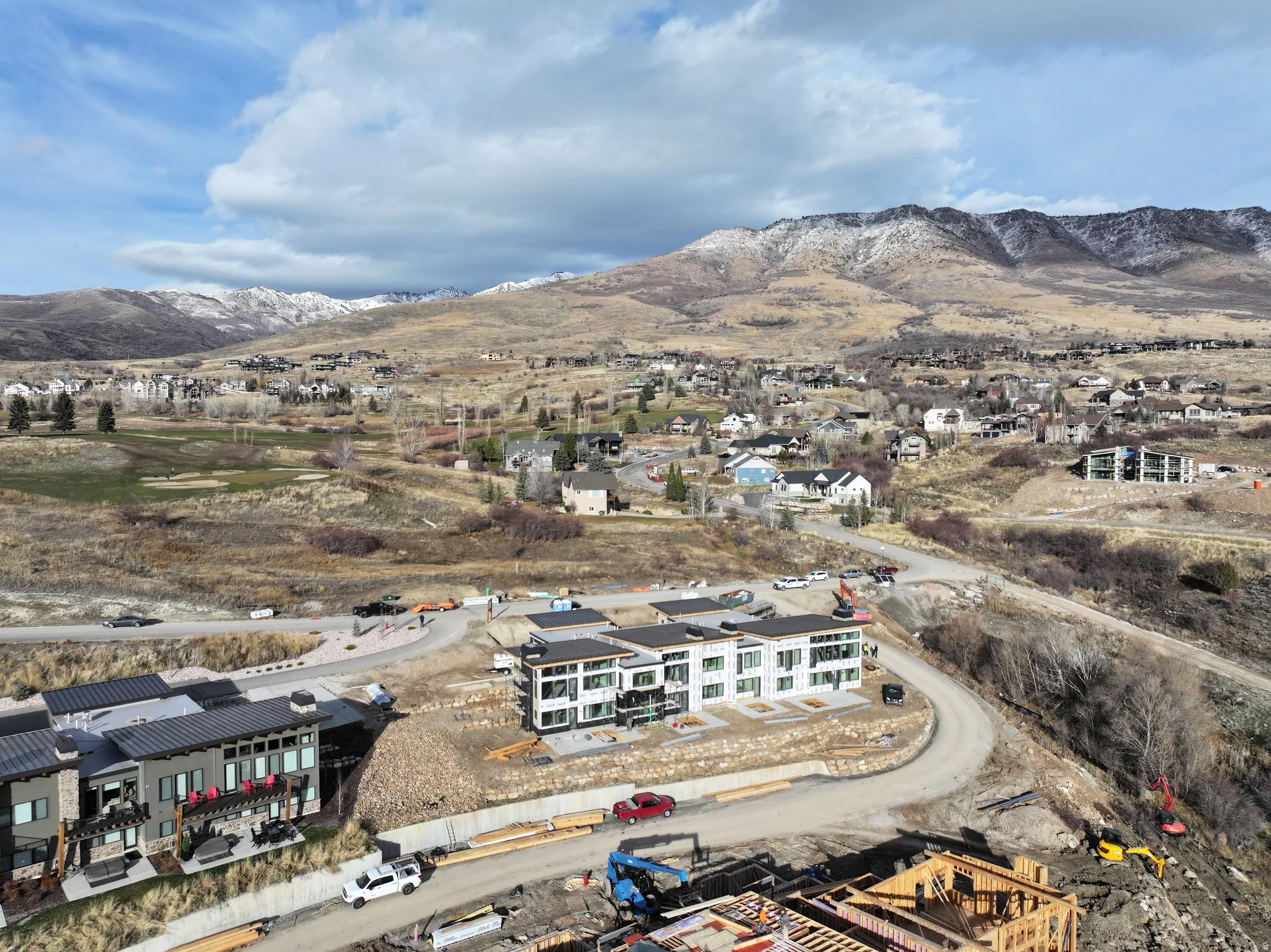 Drone views of The Ridge and Wolf Creek area.