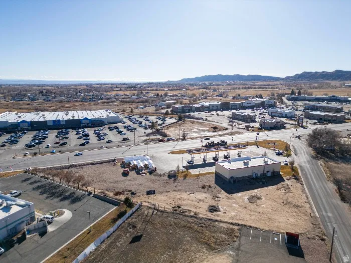 Drone / aerial view of mountains