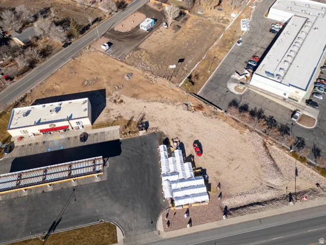 Aerial view of property's location