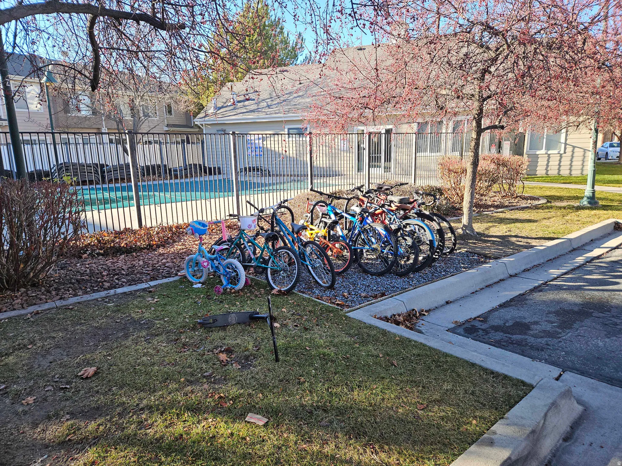 View of property's community with a pool