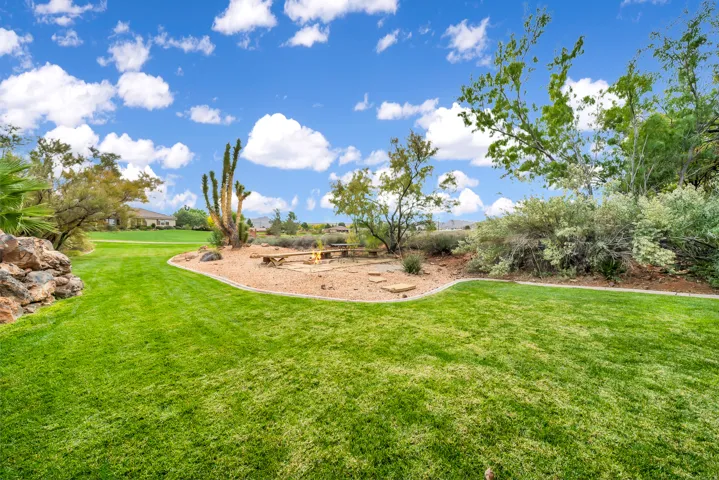 View of green lawn