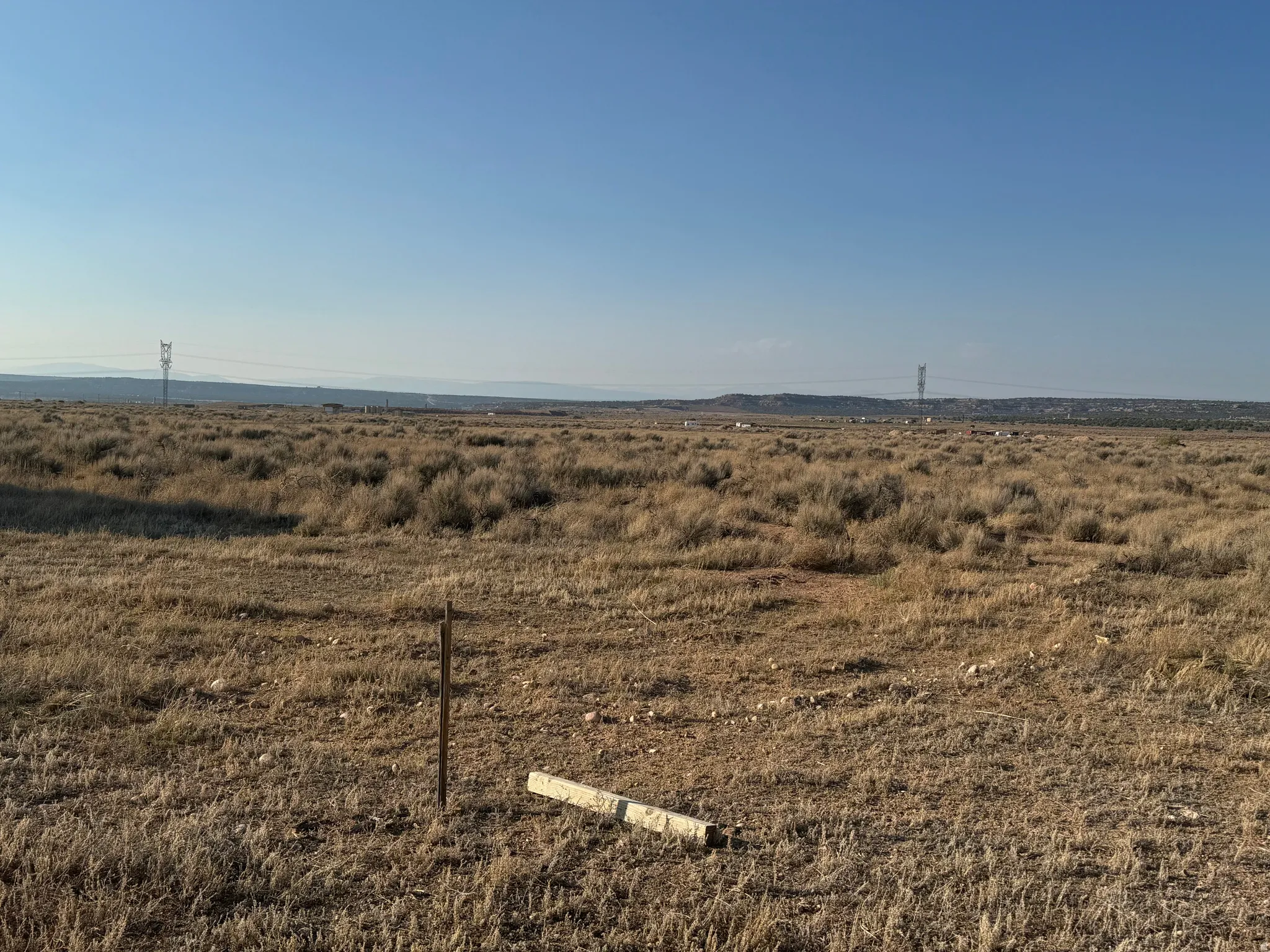 View of yard featuring a view of countryside