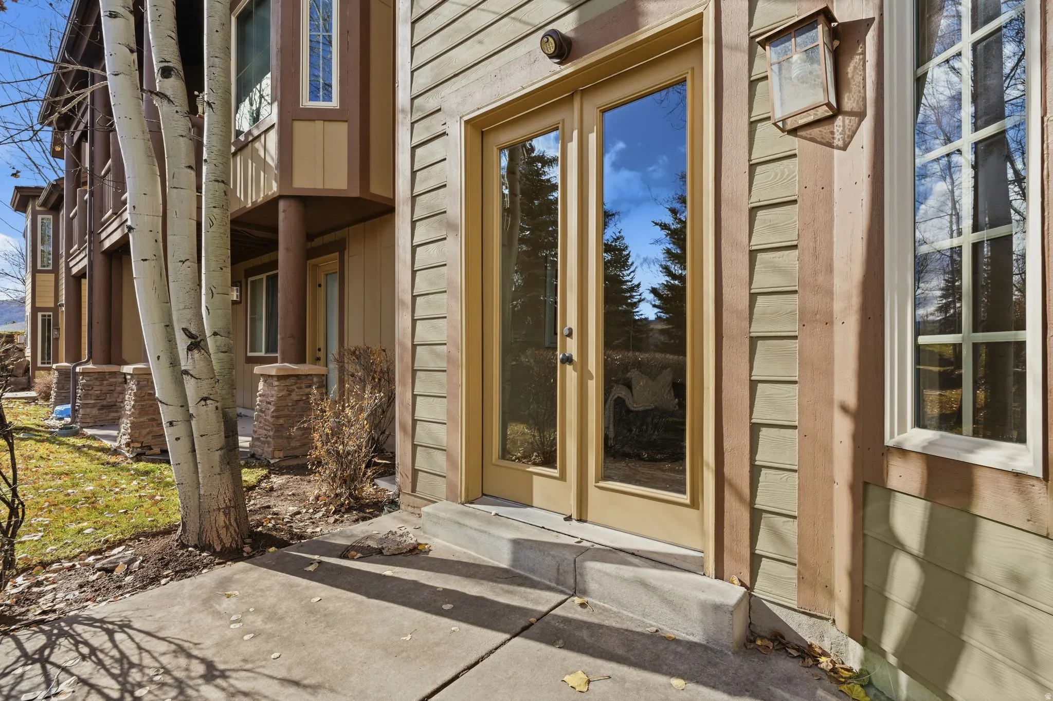 Doorway to property