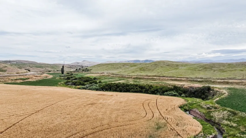 Mountain view featuring rural landscape