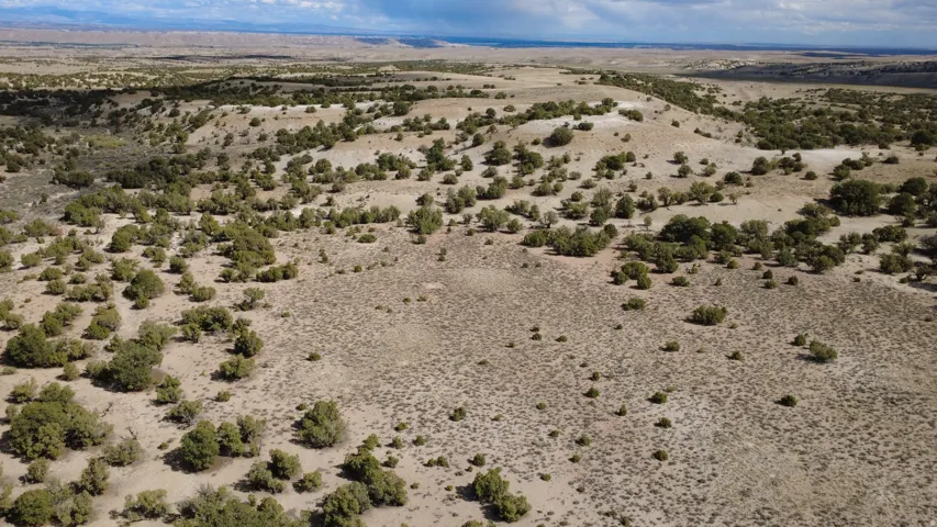 Overview of rural landscape with a desert landscape