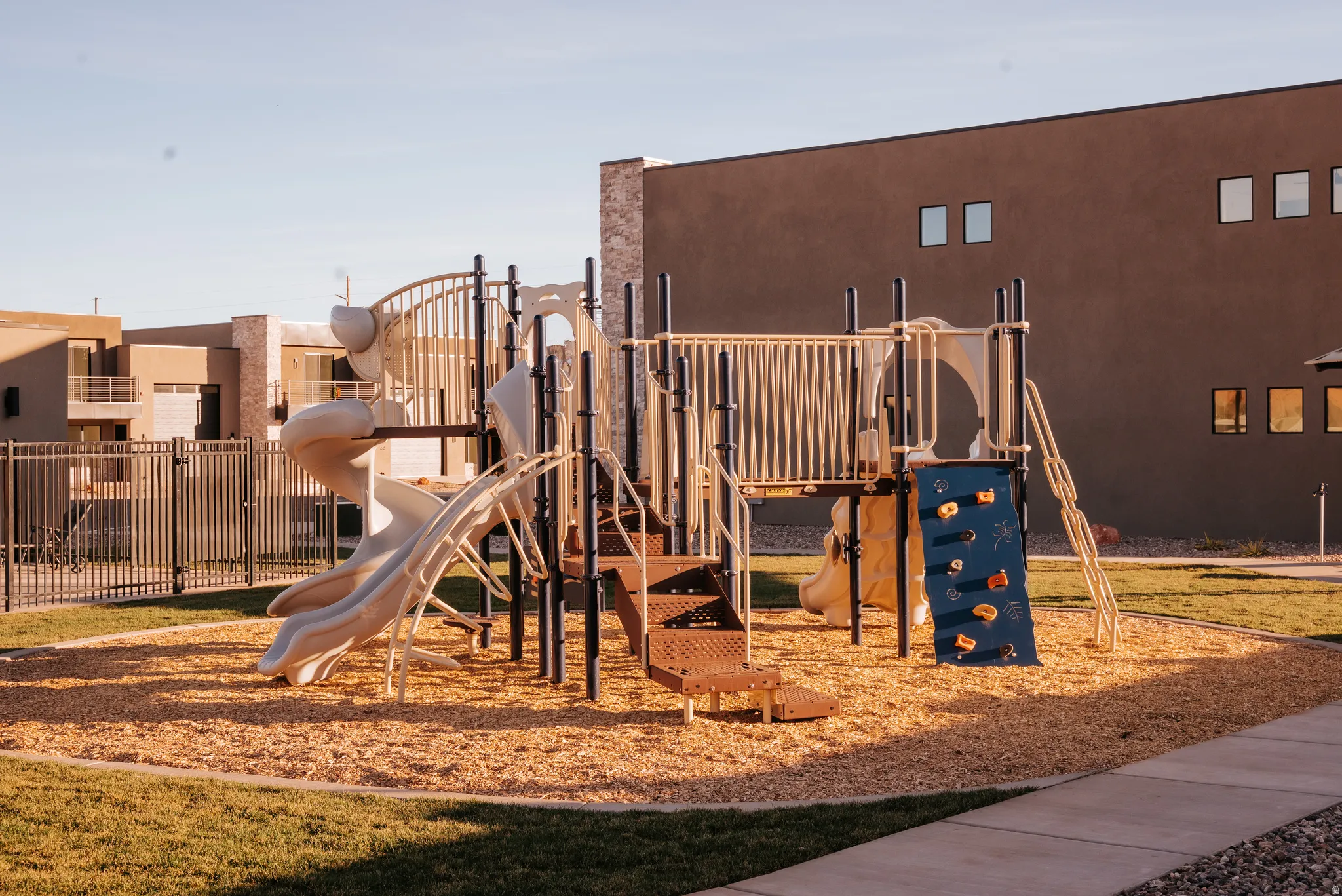 View of community playground