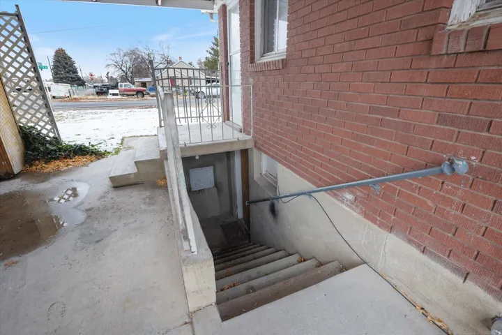 View of stairs