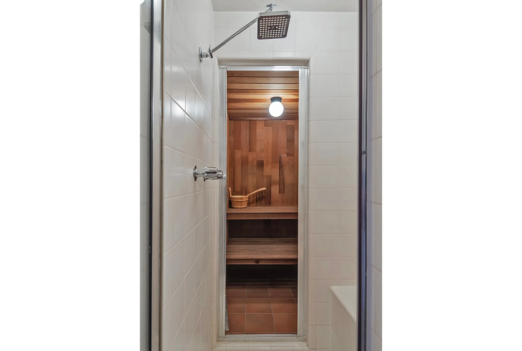 View of sauna / steam room