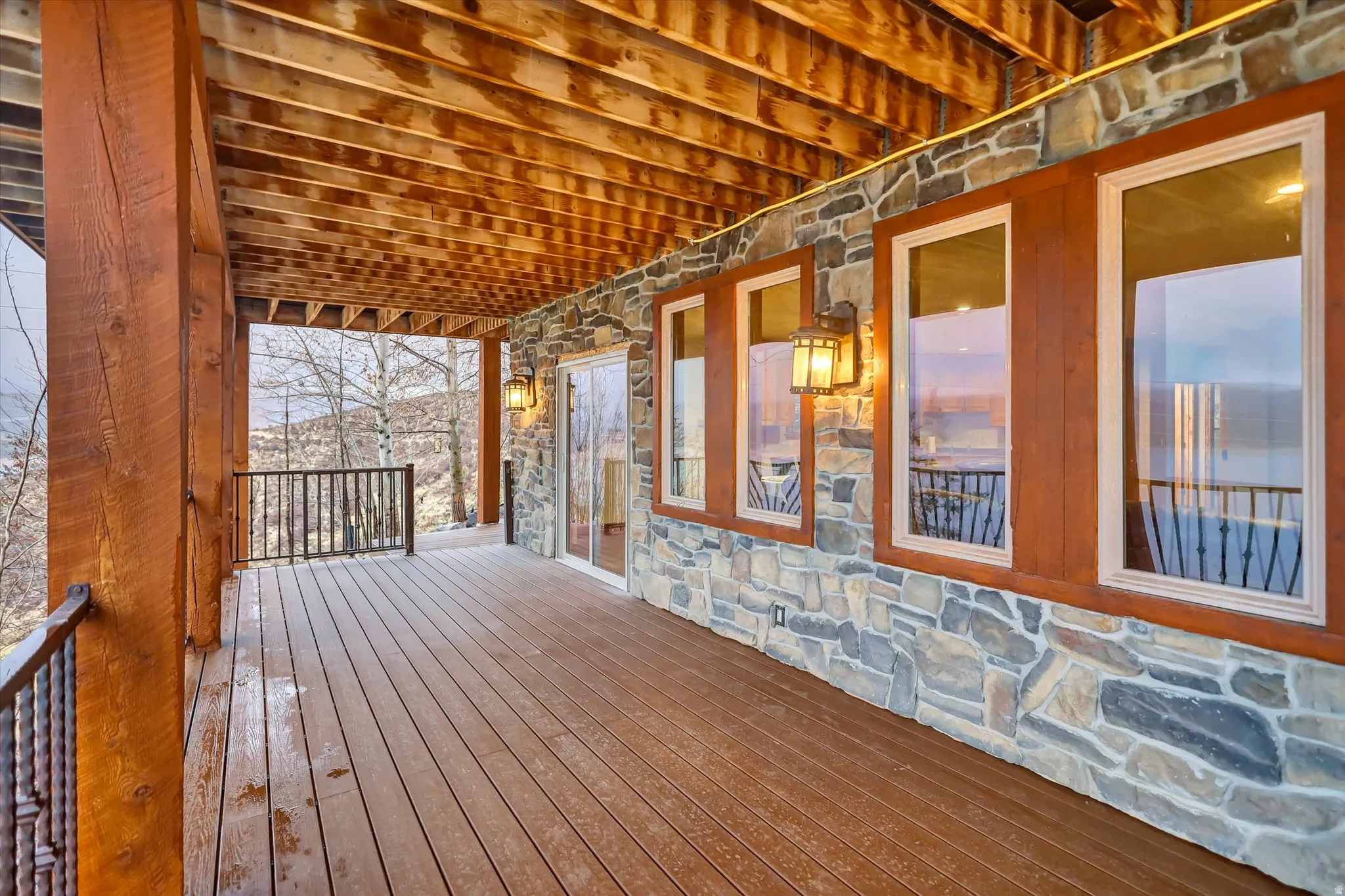 View of deck
