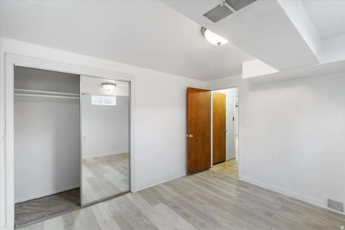 Bedroom #4 has laminate flooring