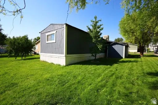 View of outbuilding