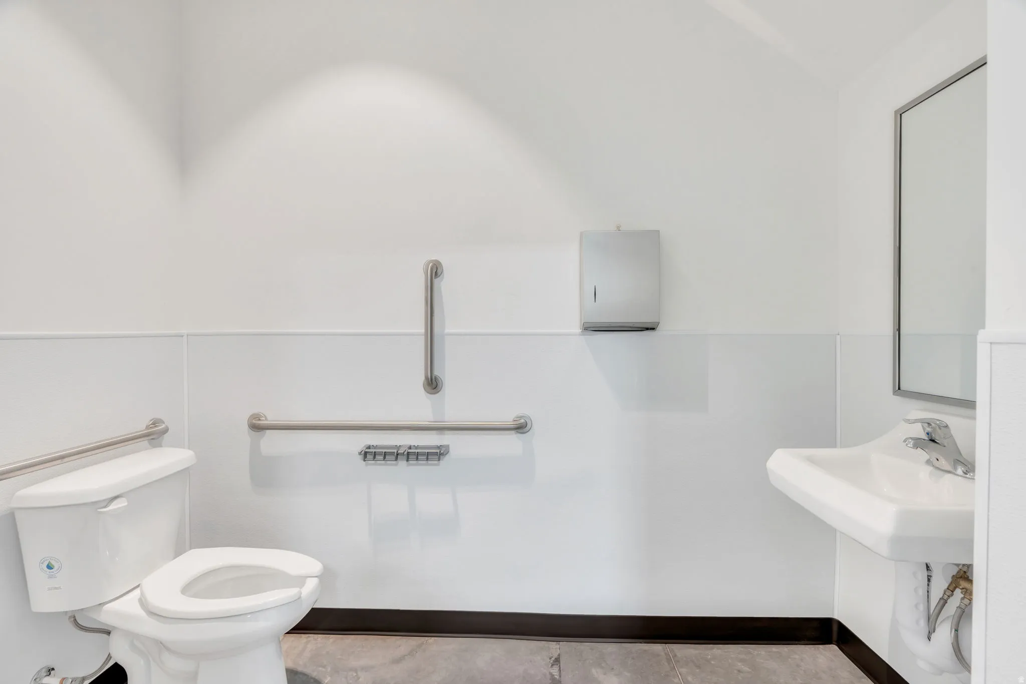 Bathroom with toilet and a sink