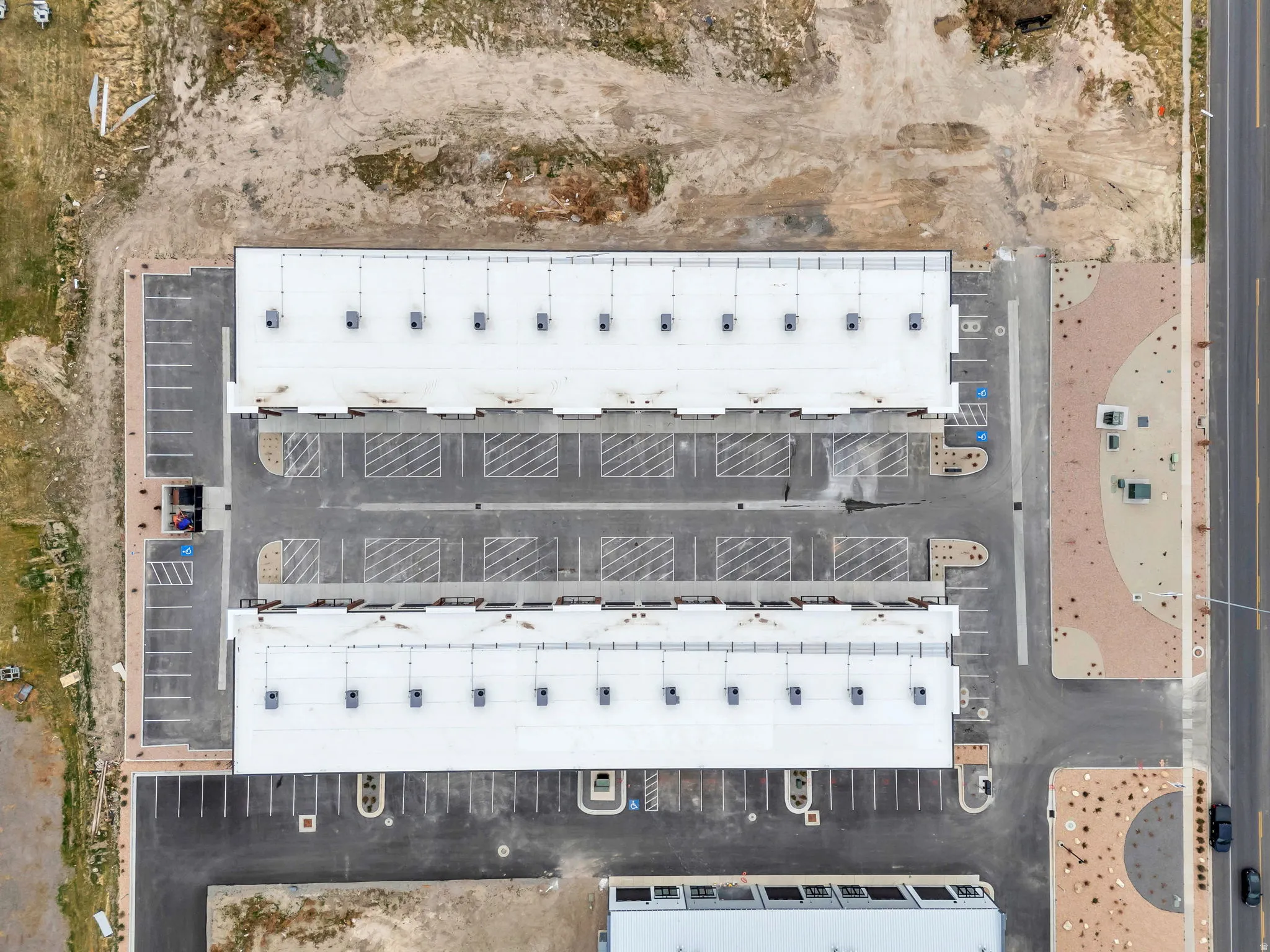 Aerial view of property's location