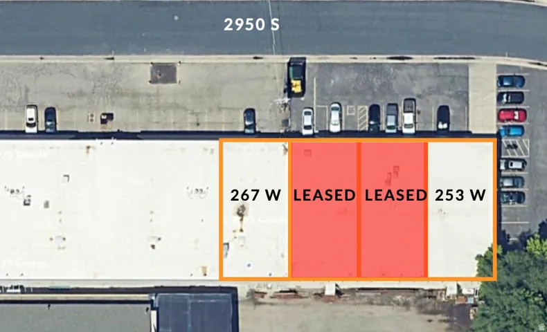 Site Plan. Illustrating property divisions and lease status for specific sections