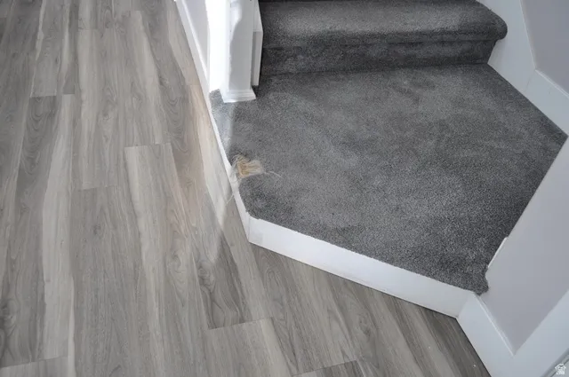 Detailed view of wood finished floors