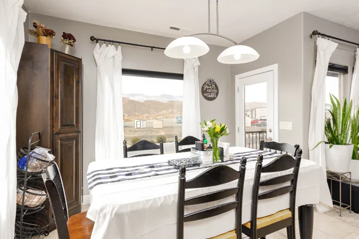 View of dining room