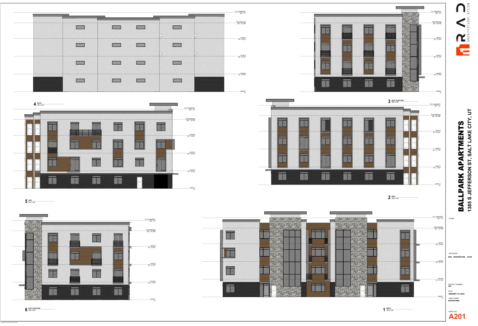 View of a document with a collage of images