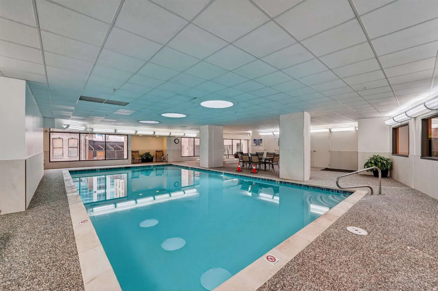 View of indoor community pool