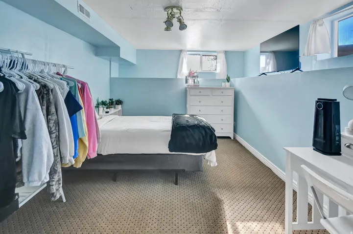 Basement bedroom