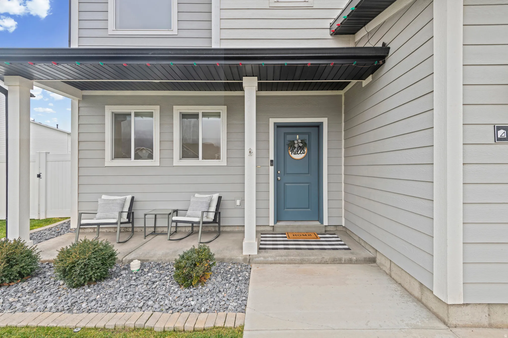 Entrance to property with a porch