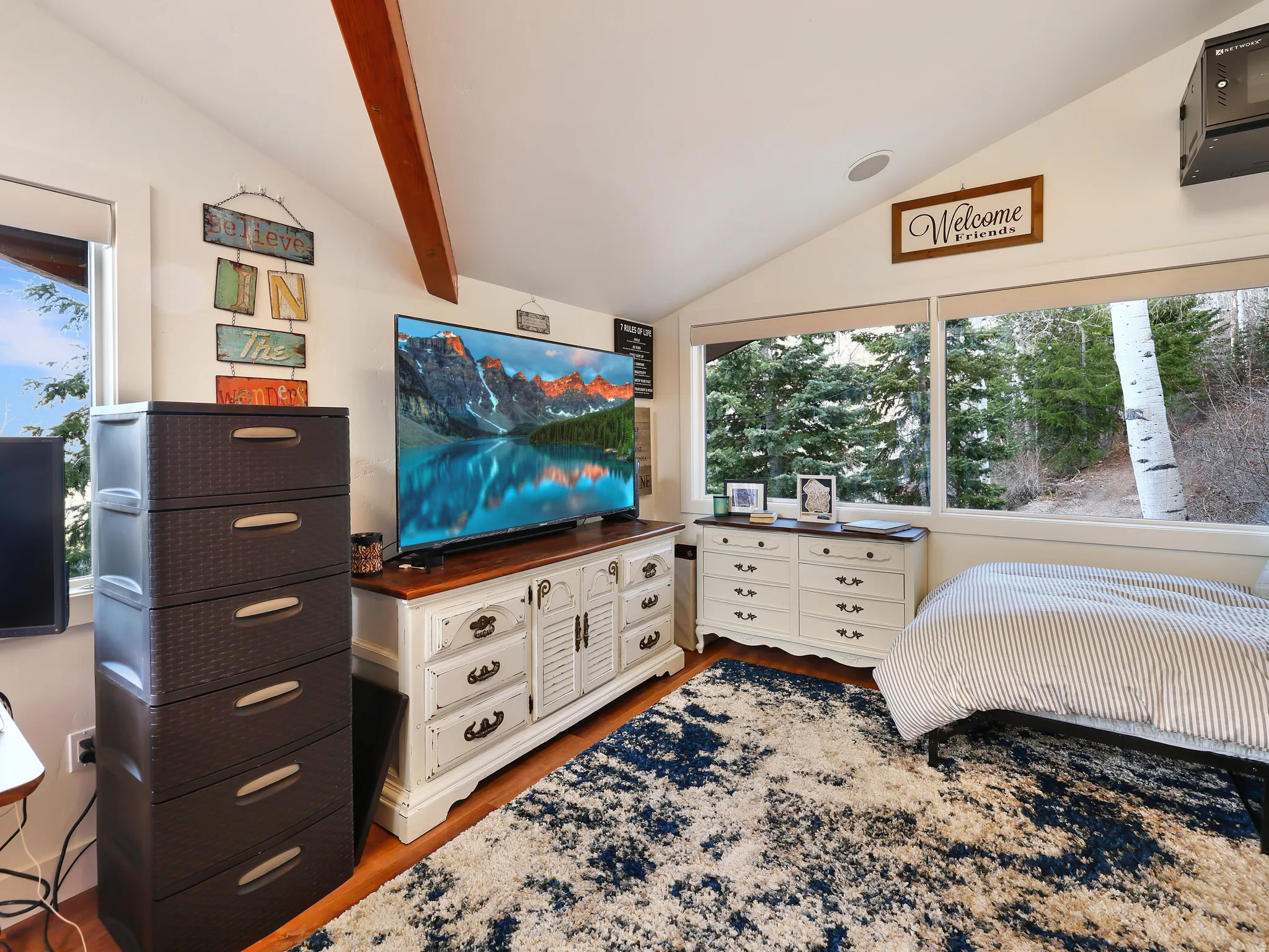 Bedroom featuring light wood finished floors