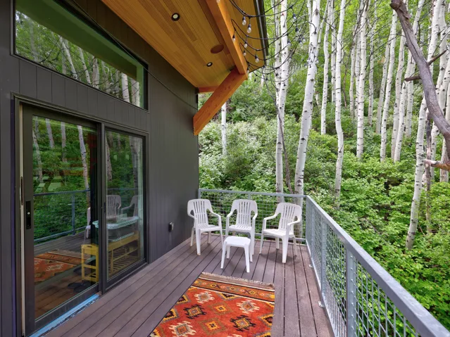 View of deck