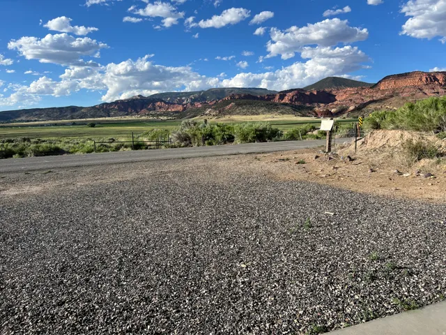 View of mountain background
